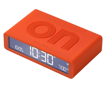 Radio i budzik LEXON Flip Classic Orange